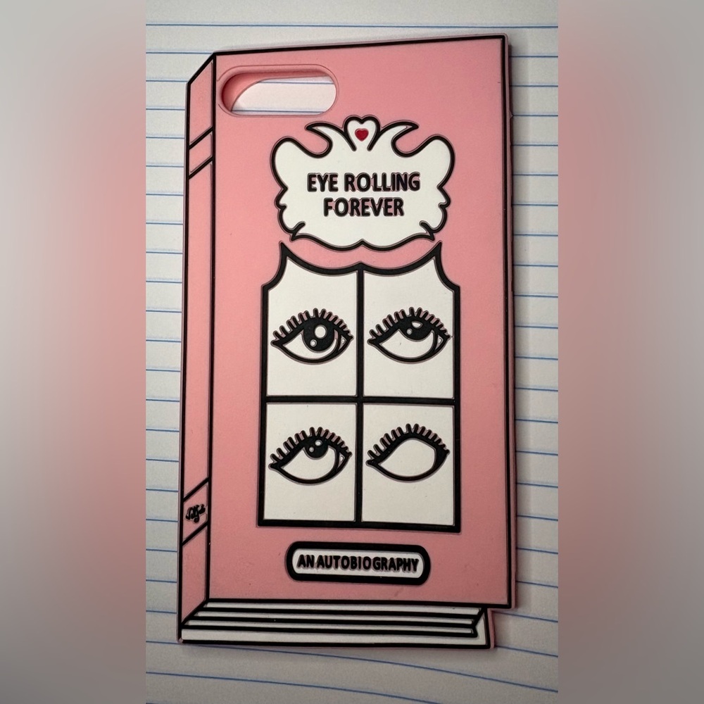 Like new Valfre EyeRolling Book iPhone 7plus/8plus Case